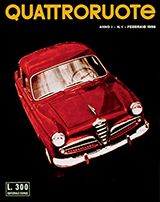 Copertina Quattroruote Febbraio 1956