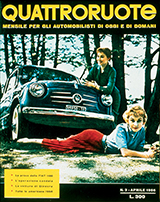 Copertina Quattroruote Aprile 1956