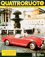 Copertina Quattroruote Novembre 1956