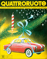 Copertina Quattroruote Dicembre 1956