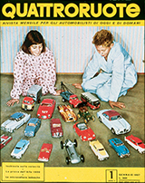 Copertina Quattroruote Gennaio 1957