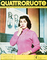 Copertina Quattroruote Aprile 1957