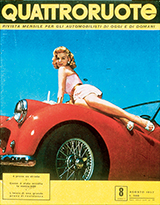 Copertina Quattroruote Agosto 1957