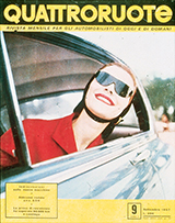 Copertina Quattroruote Settembre 1957