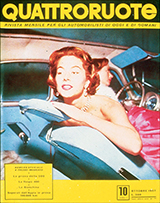 Copertina Quattroruote Ottobre 1957