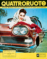 Copertina Quattroruote Aprile 1958