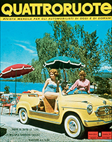 Copertina Quattroruote Agosto 1958
