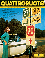 Copertina Quattroruote Settembre 1958