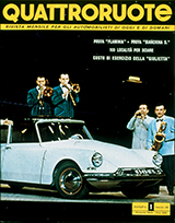 Copertina Quattroruote Gennaio 1959