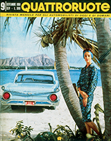 Copertina Quattroruote Settembre 1959