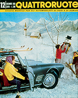 Copertina Quattroruote Dicembre 1959