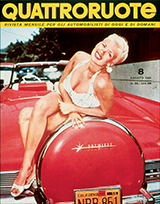 Copertina Quattroruote Agosto 1960