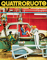 Copertina Quattroruote Ottobre 1960