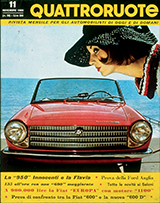 Copertina Quattroruote Novembre 1960