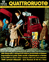 Copertina Quattroruote Dicembre 1960