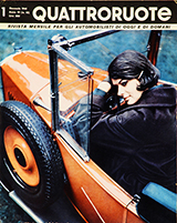 Copertina Quattroruote Gennaio 1961