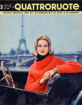 Copertina Quattroruote Marzo 1961