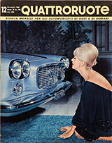 Copertina Quattroruote Dicembre 1961