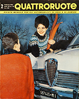 Copertina Quattroruote Febbraio 1962