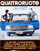 Copertina Quattroruote Ottobre 1965
