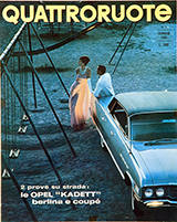 Copertina Quattroruote Gennaio 1966