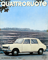 Copertina Quattroruote Ottobre 1967