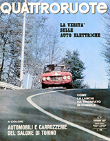Copertina Quattroruote Dicembre 1967