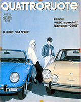 Copertina Quattroruote Marzo 1968