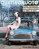 Copertina Quattroruote Ottobre 1968