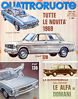 Copertina Quattroruote Marzo 1969