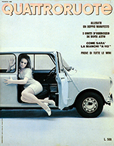 Copertina Quattroruote Agosto 1969