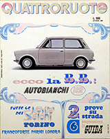 Copertina Quattroruote Ottobre 1969