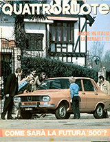 Copertina Quattroruote Maggio 1970