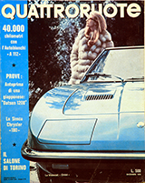 Copertina Quattroruote Dicembre 1970