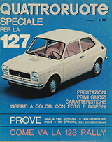 Copertina Quattroruote Aprile 1971