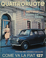 Copertina Quattroruote Maggio 1971