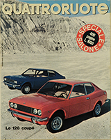 Copertina Quattroruote Novembre 1971