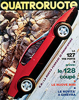 Copertina Quattroruote Marzo 1972