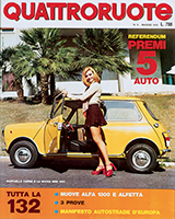 Copertina Quattroruote Maggio 1972