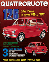 Copertina Quattroruote Agosto 1972