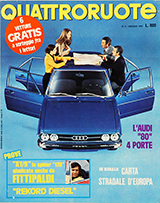 Copertina Quattroruote Maggio 1973