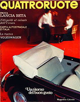 Copertina Quattroruote Giugno 1973