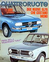 Copertina Quattroruote Febbraio 1975