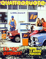 Copertina Quattroruote Settembre 1975