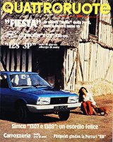 Copertina Quattroruote Agosto 1976