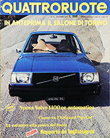 Copertina Quattroruote Ottobre 1976