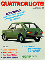 Copertina Quattroruote Febbraio 1977
