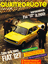 Copertina Quattroruote Aprile 1977