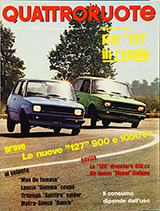 Copertina Quattroruote Giugno 1977