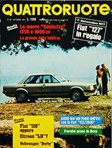 Copertina Quattroruote Settembre 1977